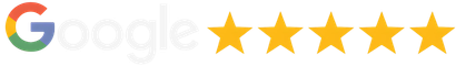 5 stars on Google